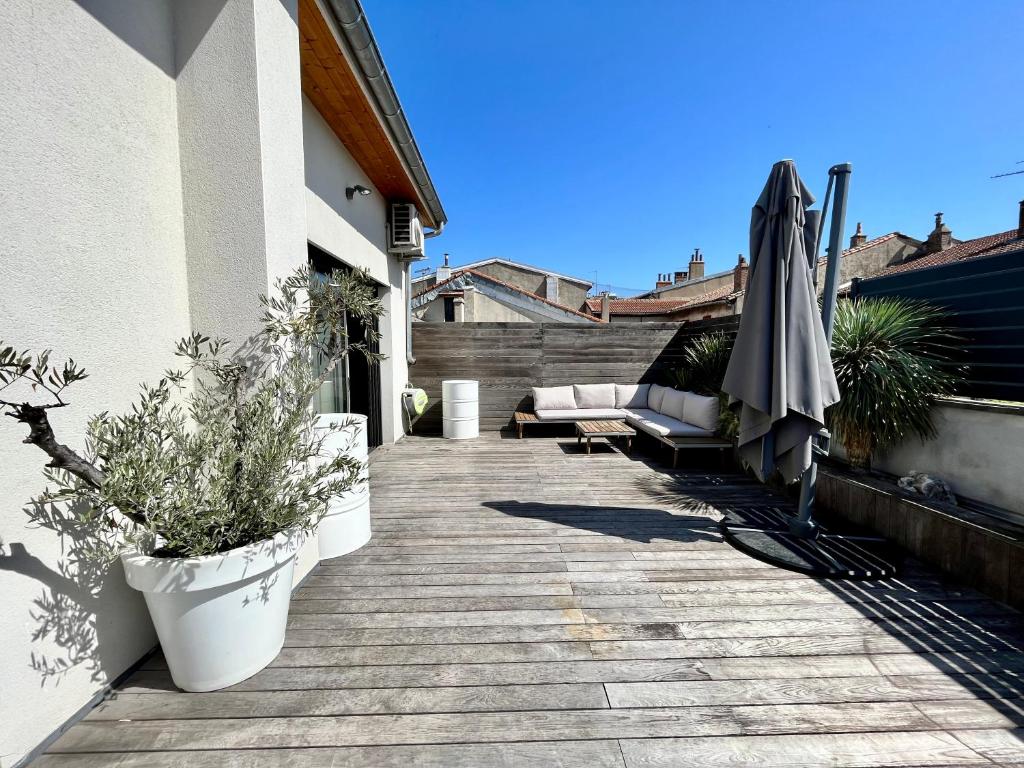 Loft 174m2, Terrasse, Garages privé/ proche Valence photo 4
