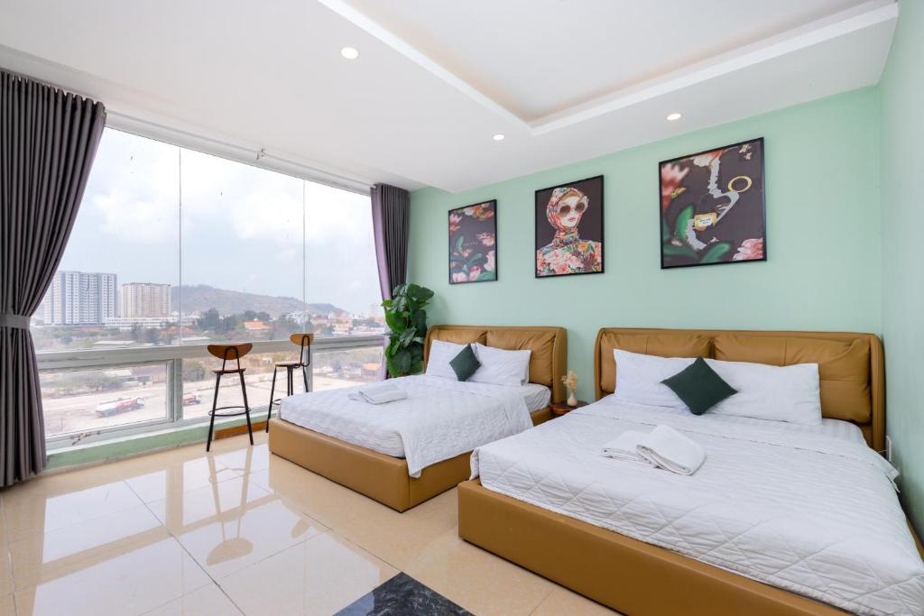 Căn Hộ '4' OaSky Xéo Biển 3 Phòng Ngủ - Oasky Apartment with diagonal sea view