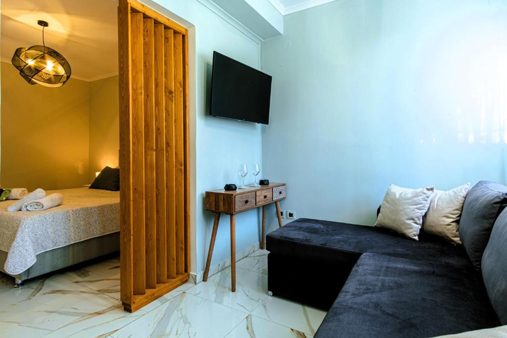 Armonia Studio Corfu in Acharavi Resort-King size Bed, Kitchen and Private Garden photo 2