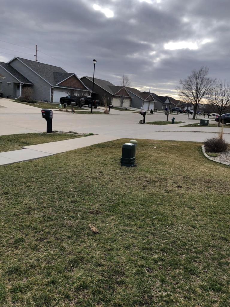 New house with new furniture at cedar rapids