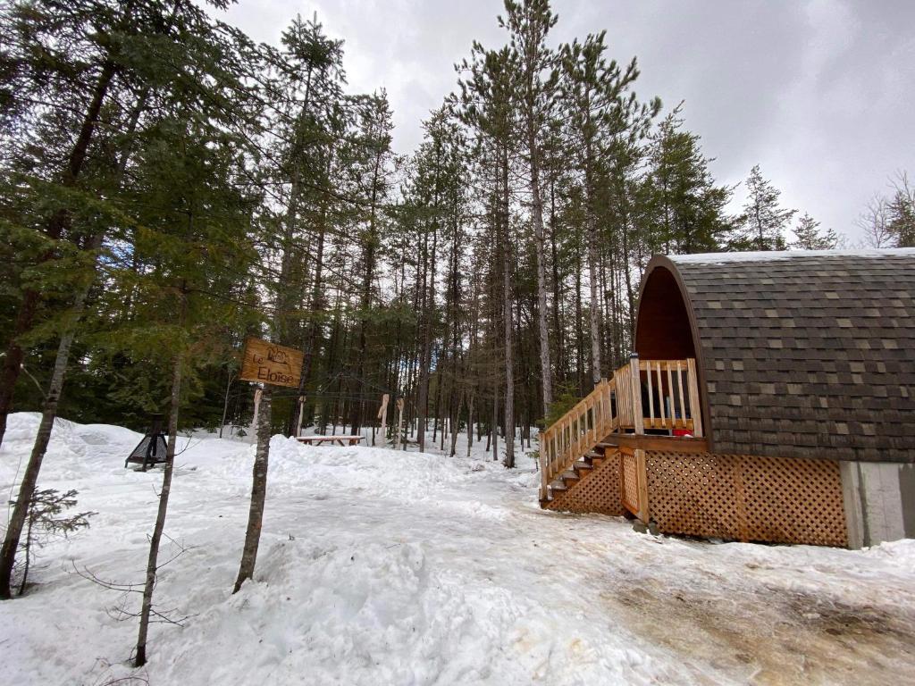 Chalet Éloise à louer avec spa Mauricie photo 2