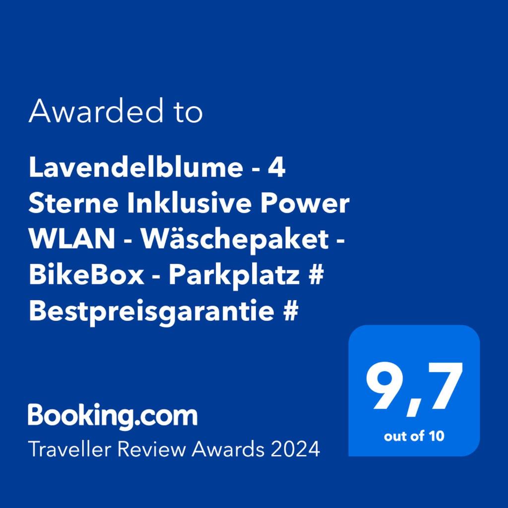 Lavendelblume - 4 Sterne inklusive Power WLAN - Wäschepaket - BikeBox - Parkplatz # Bestpreisgarantie # photo 2