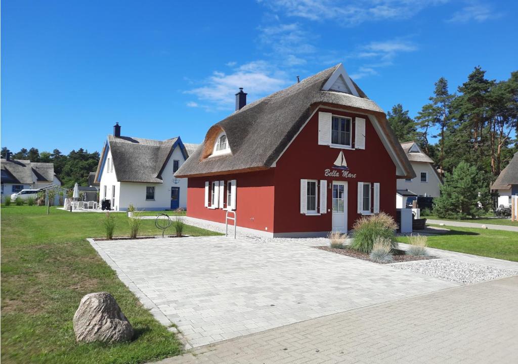 Modernes Reetdach-Ostseeferienhaus Bella Mare, Insel Usedom mit Sauna, Kamin & Sonnenterrasse photo 1
