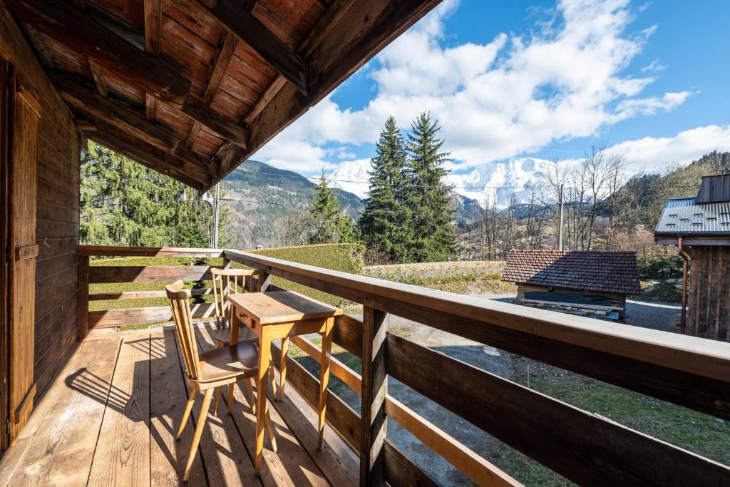 Chalet Authentique - Vue sur le Mont-Blanc