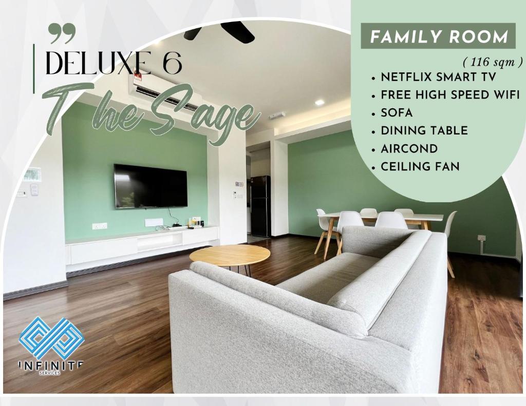 Roxy Sematan Beach Townhouse Deluxe 7 ,8 ,9