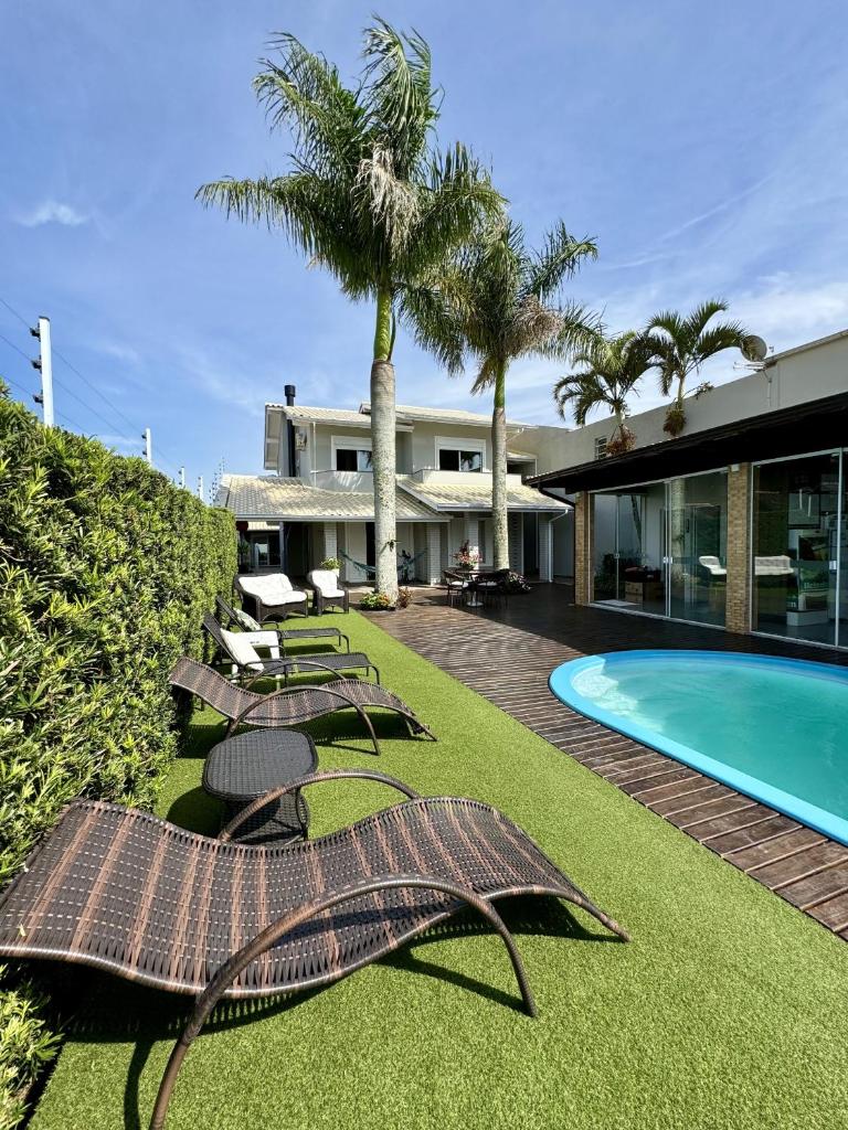RJ Residencial Beira Mar Maravilhosa Casa Frente Mar com piscina na Pinheira