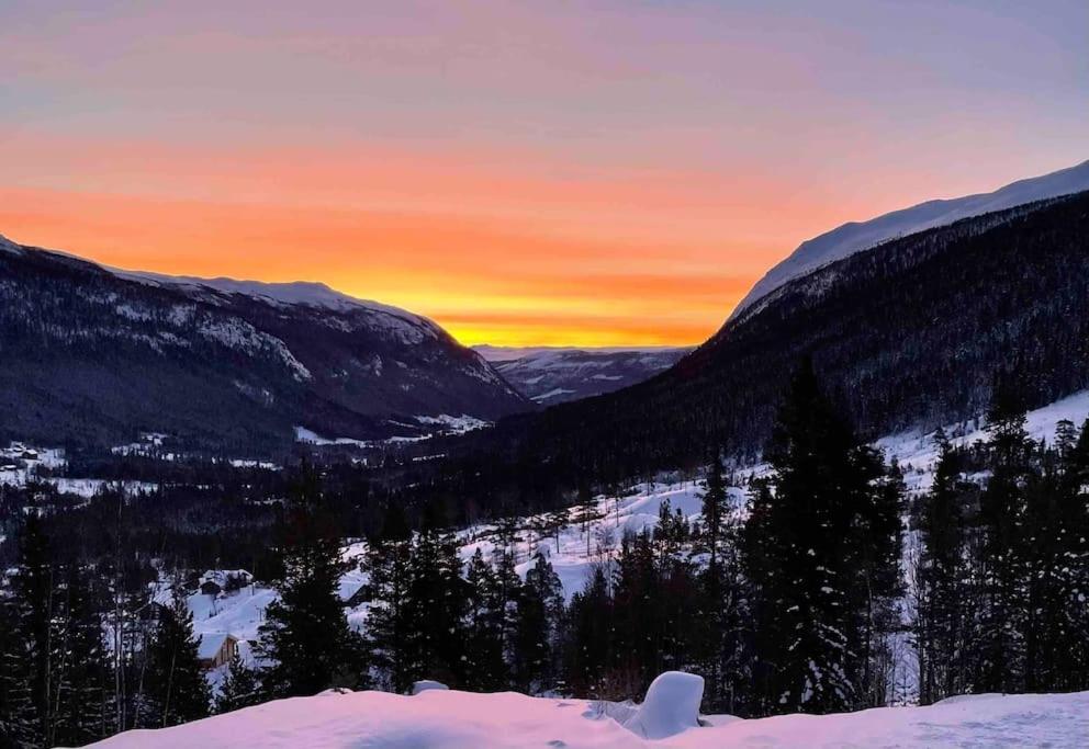 Leilighet i Uvdal med nydelig utsikt. SKI INN/UT