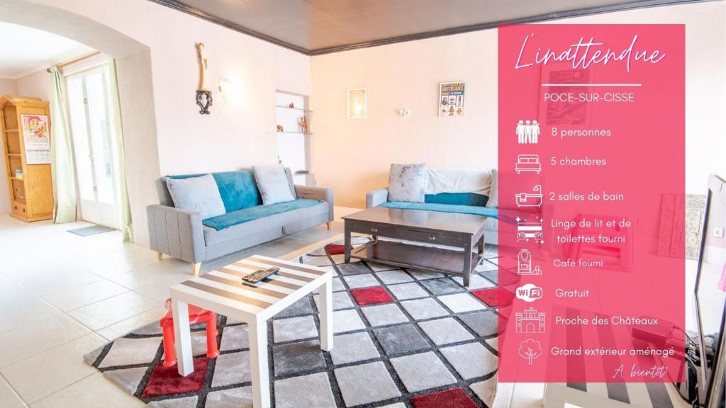 L'Inattendue - Villa pour 8pers.