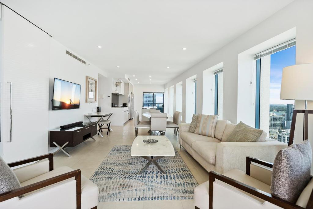 Soul Beachfront 3 BRM Sleeps 8 - Optimise BNB - Tap to explore photos