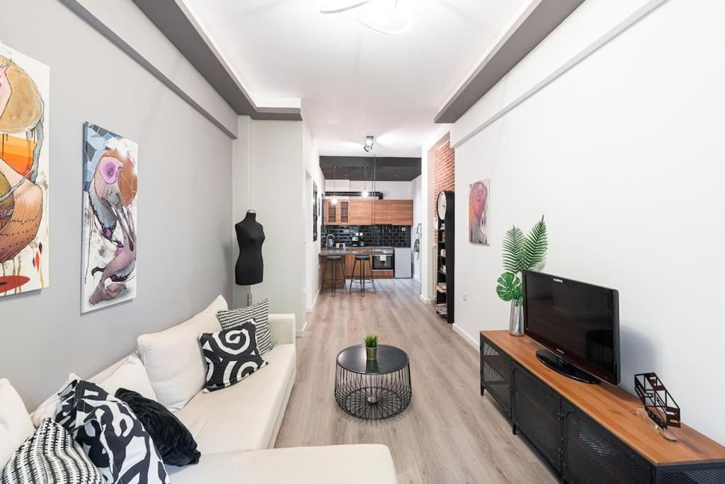 Rooms of Stylish Urban Hideaway Near Athens Center & Metro