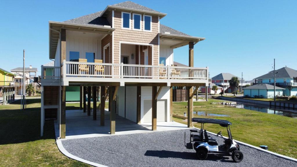 500 ft to beach Upscale Beach Home Golf Cart with Fire pit For 14 photo 1
