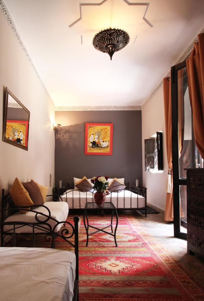 Трехместный (Улучшенный трехместный номер), Riad Palmier