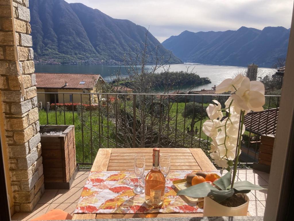 Lo scorcio sul lago