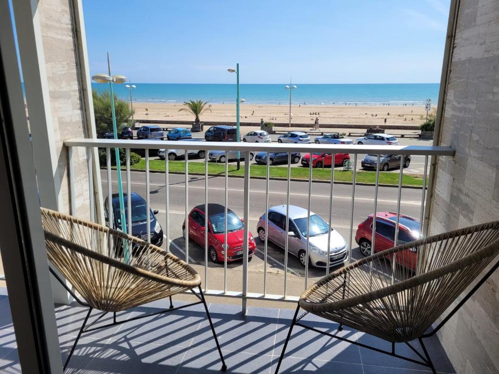 Appartement face mer avec garage