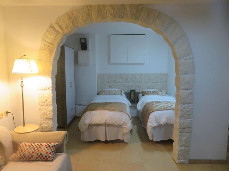 Two stand-alone flats on the cliff with wild animals, Galilee Sea & Mountains View photo 3