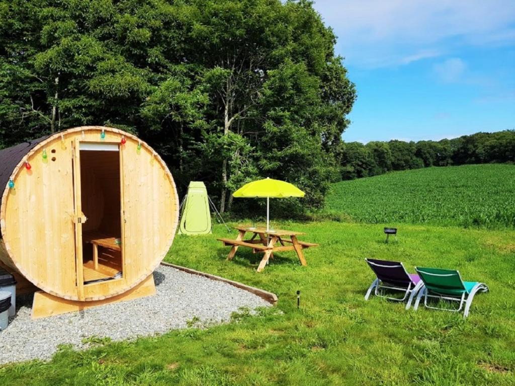 Tonneau bulle insolite, vue sur vignoble photo 4