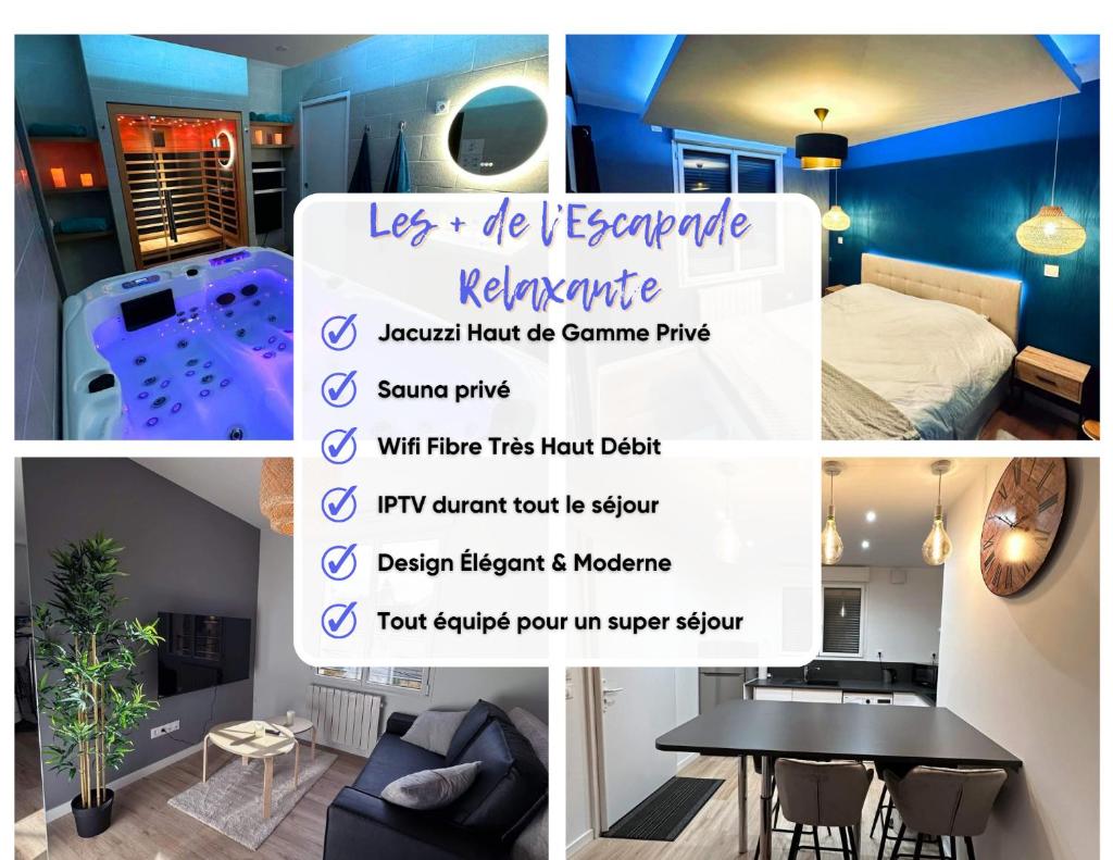 Jacuzzi & Sauna privé - F2 couple romantique photo 2