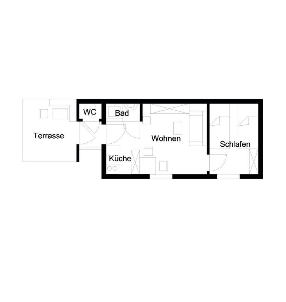 Kleines Ferienhaus in Garitz mit Garten, Terrasse und Grill photo 1