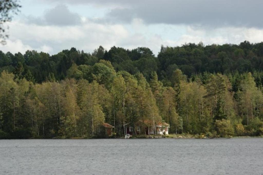 Gemütliches Holzhaus am See mit Boot und ideal zum Angeln