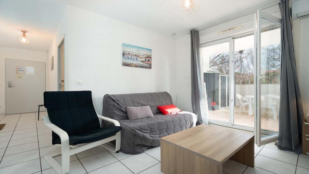CAP CAMARGUE - B28- Appt 4 pers- lumineux photo 1