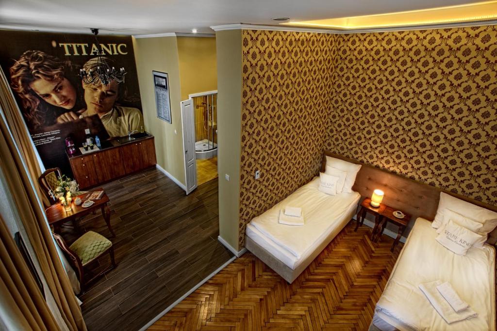 Апартаменты (Апартаменты с 2 односпальными кроватями), Stare Kino - Cinema Residence