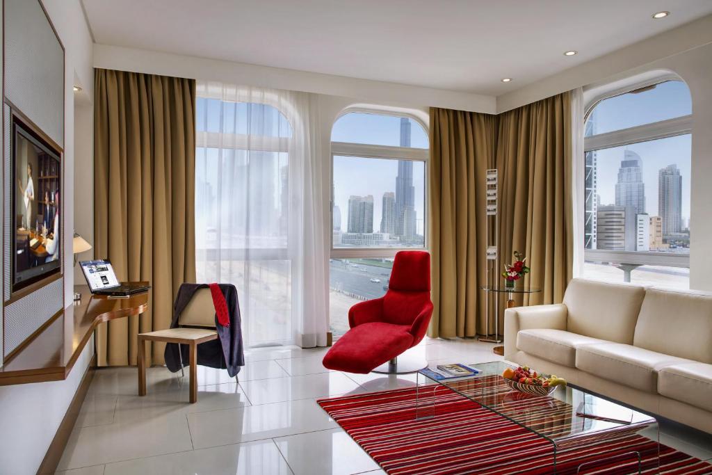 Сьюит (Люкс «Бурдж» – Кровать размера «king-size»), Апарт-отель Villa Rotana - Dubai
