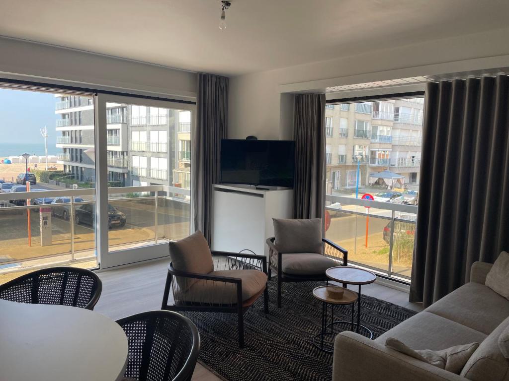 Dzee Appartement frontaal zeezicht en gratis parking photo 4