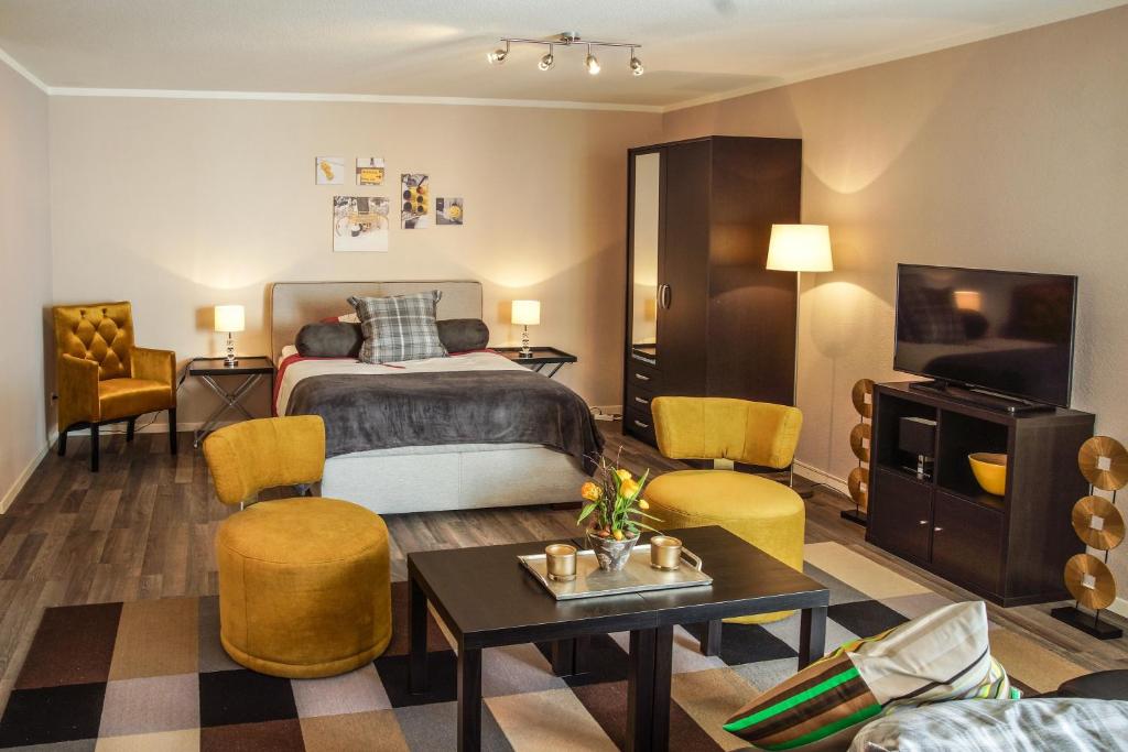 Студио (Улучшенный номер-студио Гранд), RELOC Serviced Apartments Zurich-Oerlikon