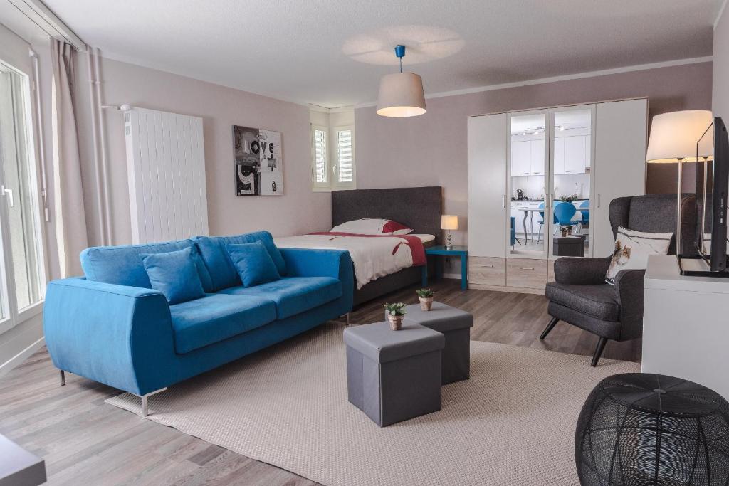 Студио (Улучшенный номер-студио Гранд), RELOC Serviced Apartments Zurich-Oerlikon
