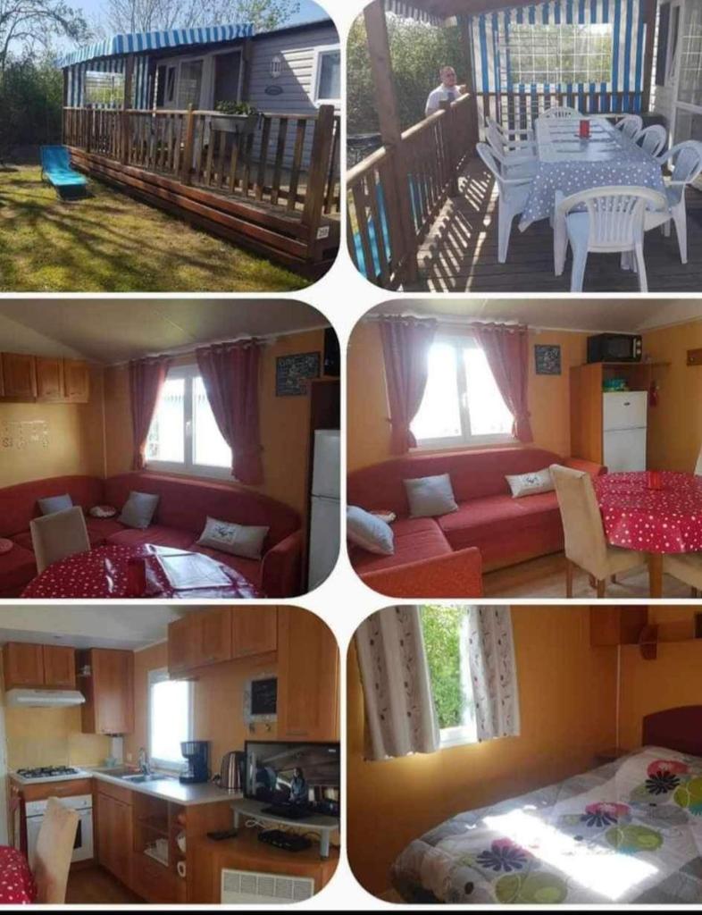 Mobilhome 3 chambres camping Atlantique photo 3