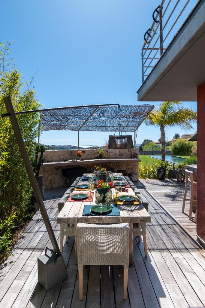 Villa Piscine vue mer plein sud photo 1