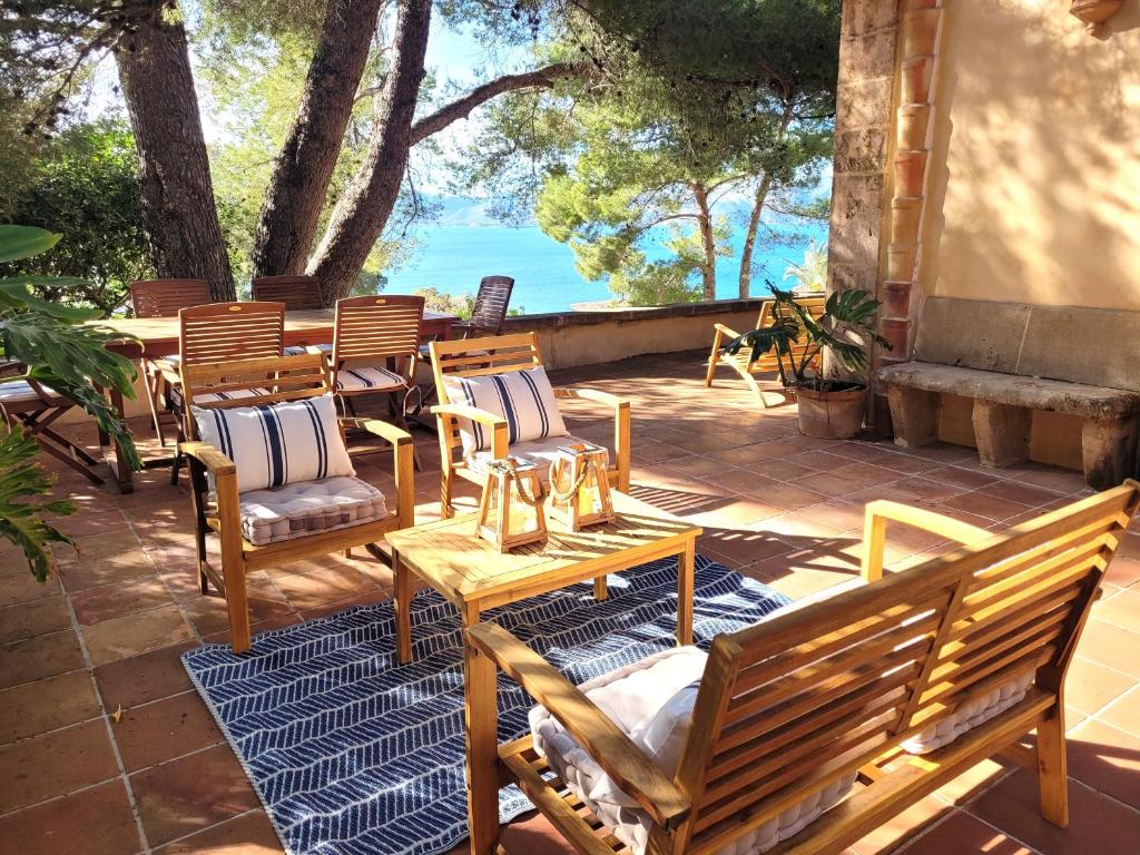 Villa Ca'n Blau, big terrace with amazing sea views photo 2