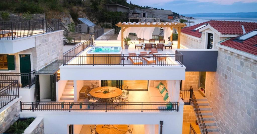 Exclusive Villa Amara, heated pool - sea view photo 2