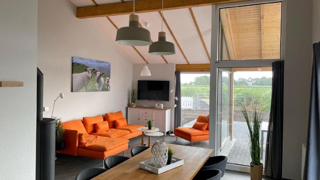 G1 Ferienhaus in Eckwarderhörne, Randlage mit Blick ins Landschaftsschutzgebiet, Kamin,Waschmaschine photo 2