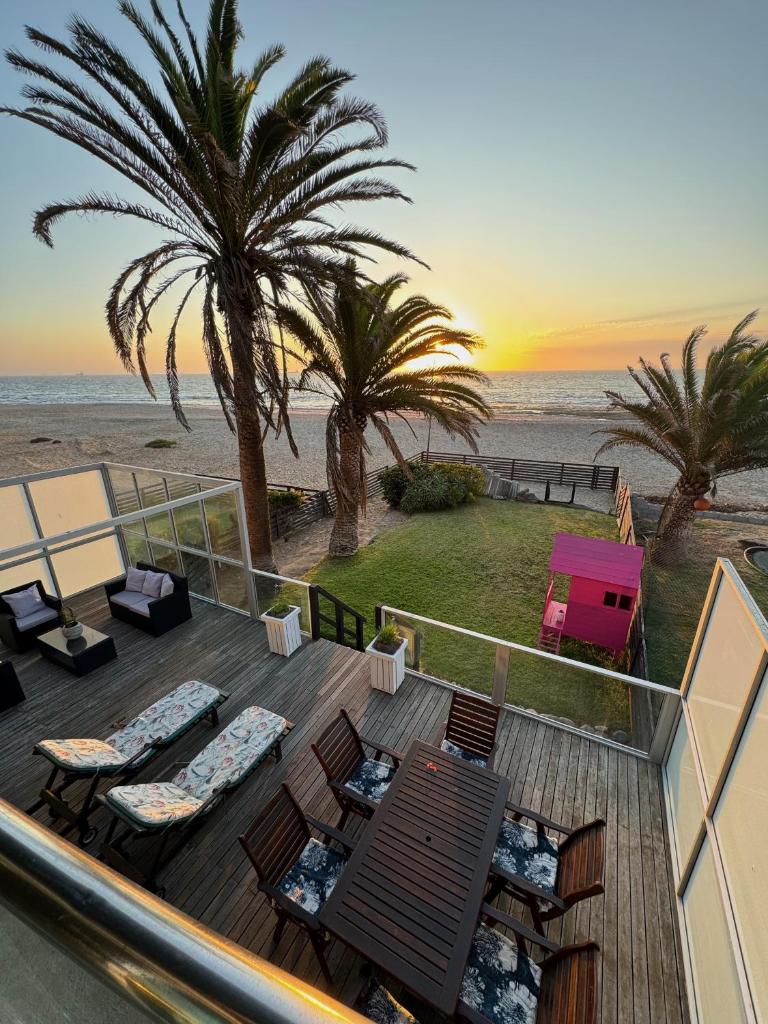 Cozy family beachfront house.