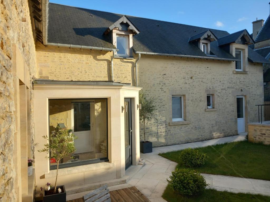 Maison de campagne la mer en horizon
