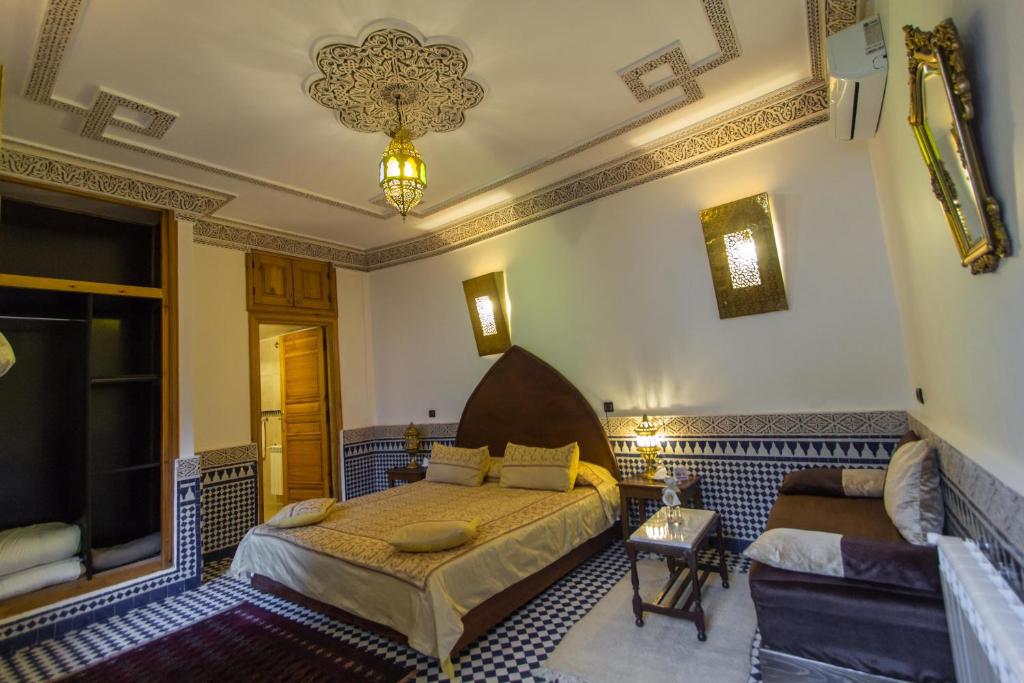 Двухместный (Двухместный номер Делюкс с 1 кроватью), Riad Al Makan
