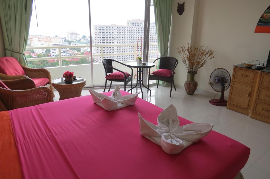 Апартаменты (Апартаменты-студия с видом на море), View Talay 1B Apartments