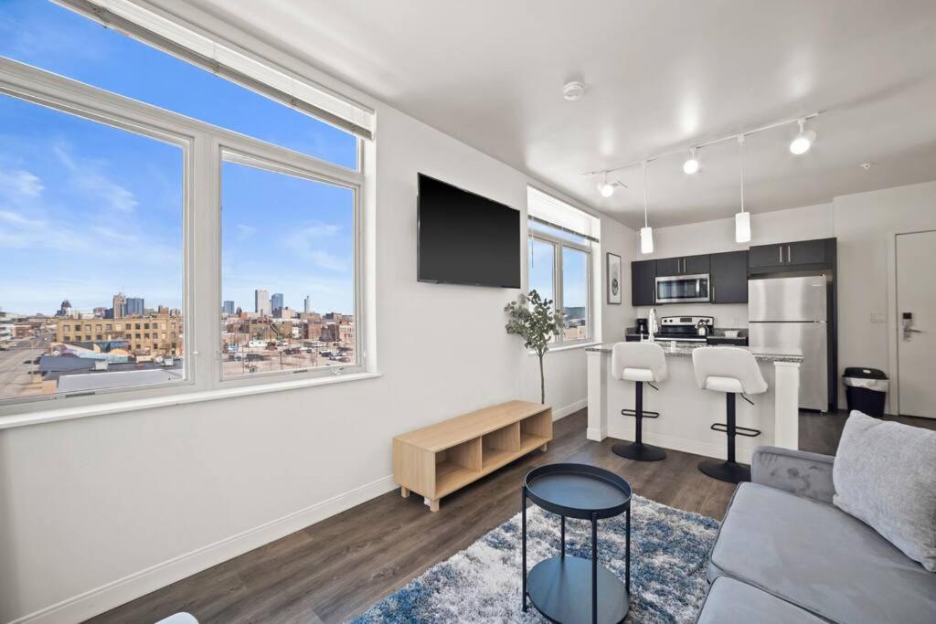Studio View Of Downtown Near Lake Michigan Plaza Grey image