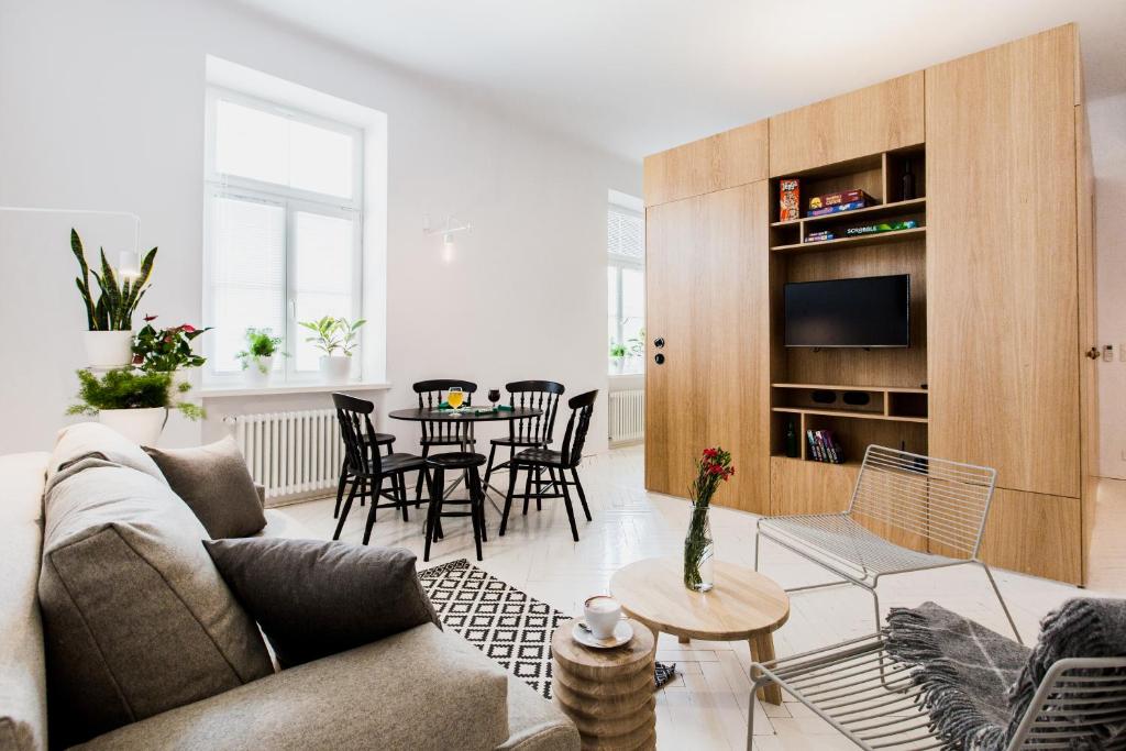 Апартаменты (Апартаменты с 1 спальней), Apartamenty Browar Perła - Perła Brewery Apartments