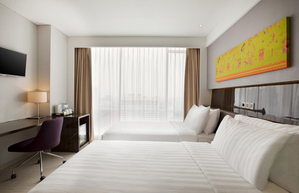 Двухместный (Двухместный номер Делюкс с 1 кроватью), Hotel Santika Premiere Hayam Wuruk Jakarta