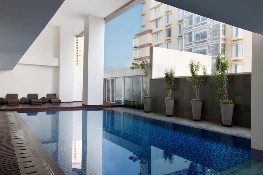 Двухместный (Двухместный номер Делюкс с 1 кроватью), Hotel Santika Premiere Hayam Wuruk Jakarta