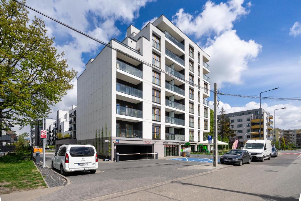 Warsaw Bemowo - Parking, Balcony & Workspace - by Rentujemy