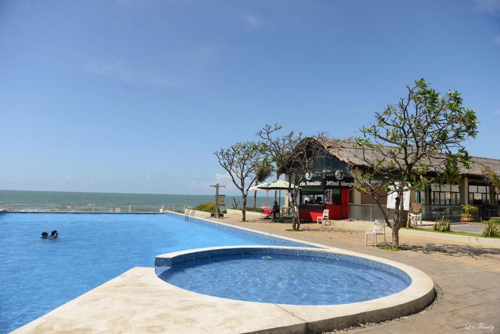 L4 Family ARIA Vung Tau Private Beach Resort, Căn hộ Vũng Tàu 91m2 view biển, Bãi biển riêng
