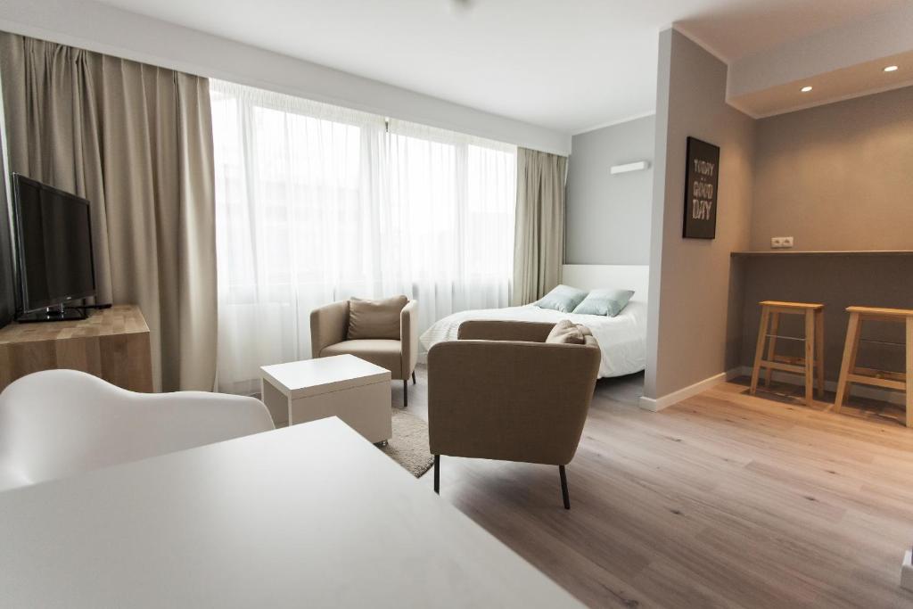 Студио (Апартаменты-студио (для 2 взрослых)), Silver Apartments