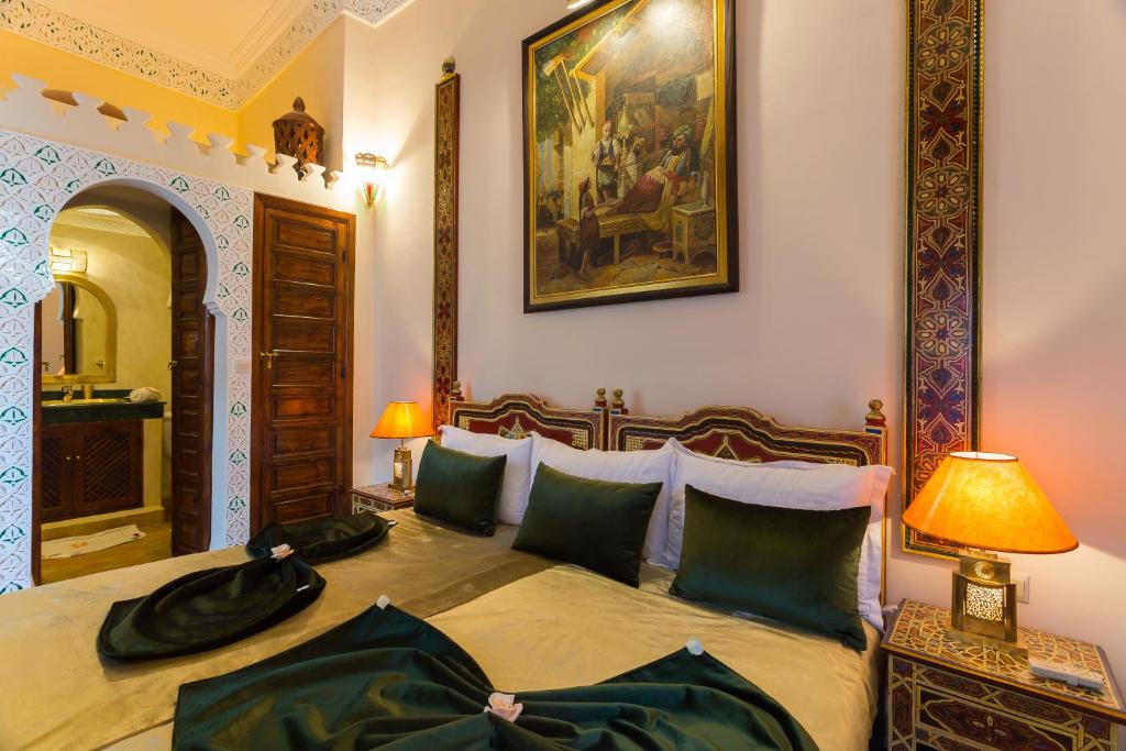 Двухместный (Улучшенный двухместный номер с 1 кроватью), Riad Amina
