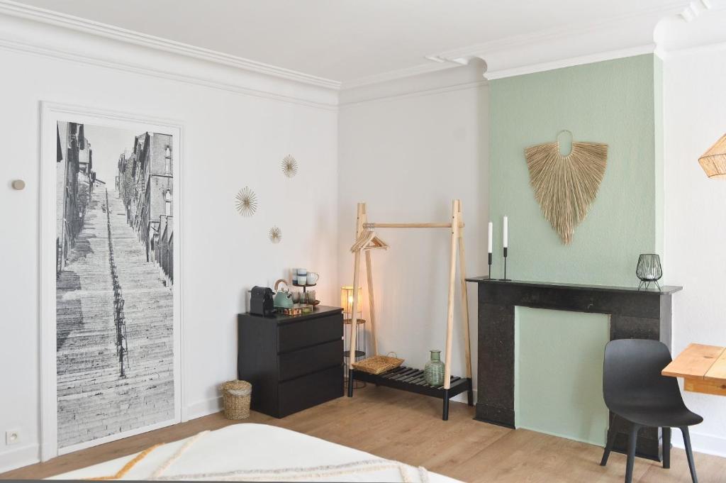 La chambre de Sam - Chambre lit 180 avec SDB privée proche centre ville photo 3