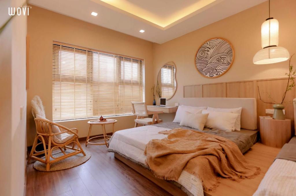 FLC sea tower Ưu Đãi Khủng 1 phòng ngủ 2 giường đôi lớn.