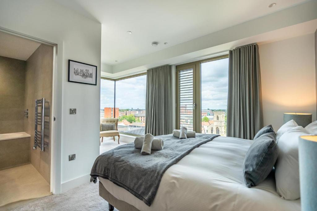 Minster View Penthouse at Ryedale House - Tap to explore photos