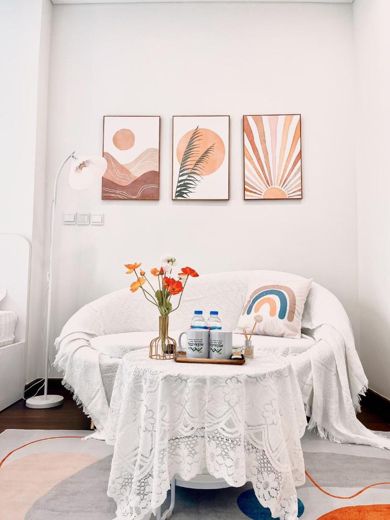 Homestay Luxury Vinhomes Smart City- Căn hộ dịch vụ, bể bơi, phòng Gym riêng, View hoàng hôn